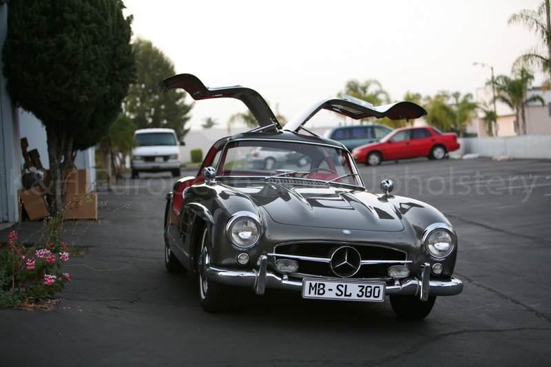 Mercedes 300SL Gullwing Red Interior