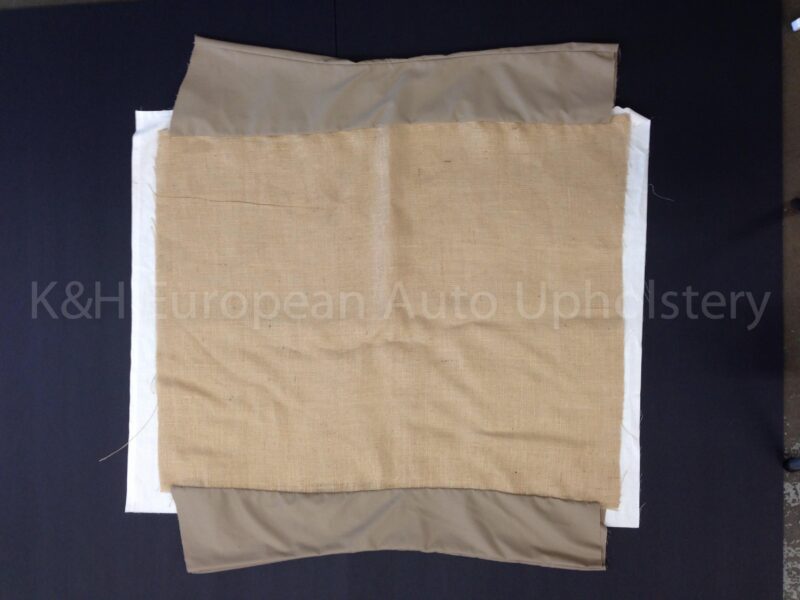 Porsche 356 T2, T5, T6, C: (1958 - 1965) Cabriolet Top's Paddding and Heat insulation