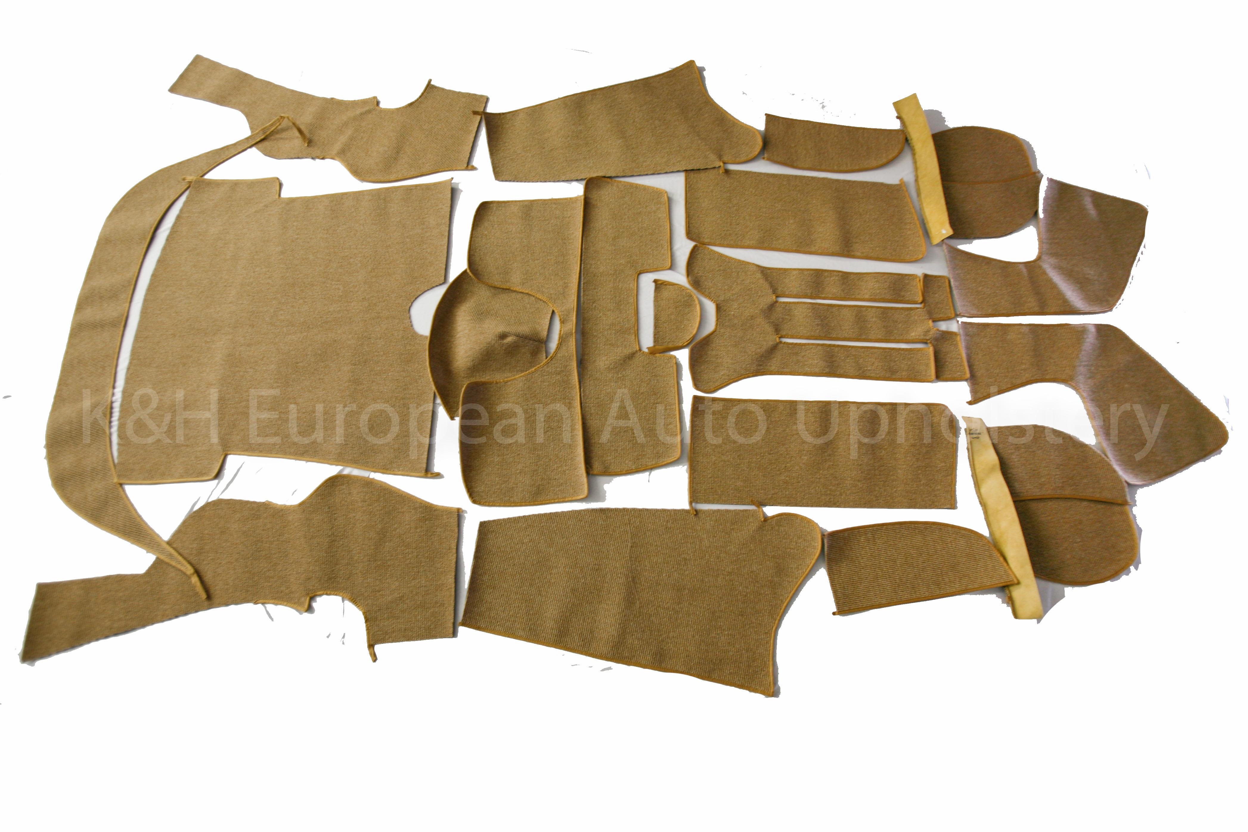 Porsche 356 Roadster/Convertible D Carpet Set K&H European Auto